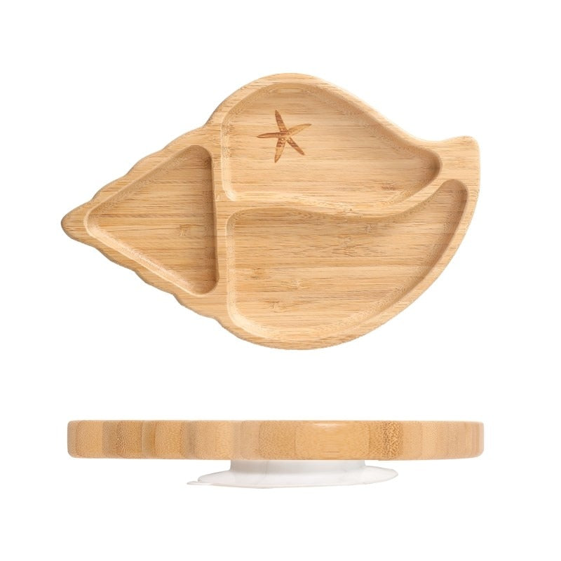 Children's 1-3pc Bamboo Dinner Set