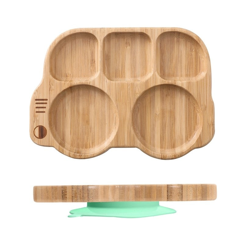 Children's 1-3pc Bamboo Dinner Set