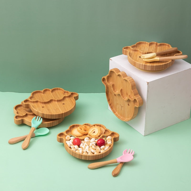 Children's Bamboo Tableware Set - Bamboo Bites