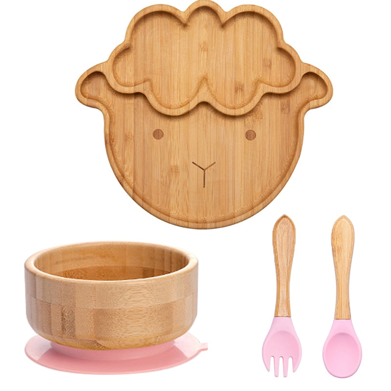 Children's Bamboo Tableware Set - Bamboo Bites