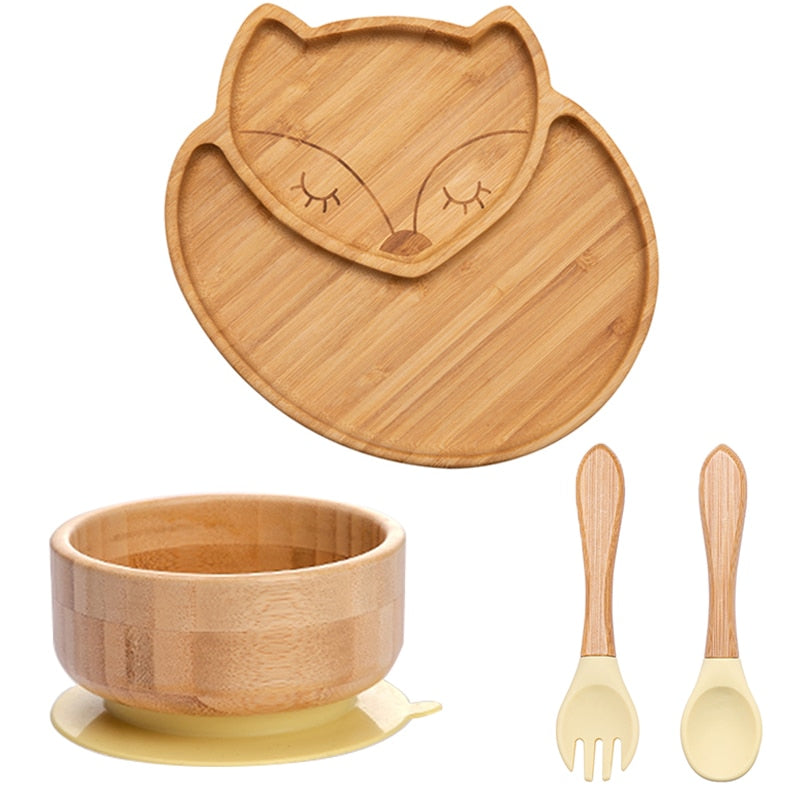 Children's Bamboo Tableware Set - Bamboo Bites