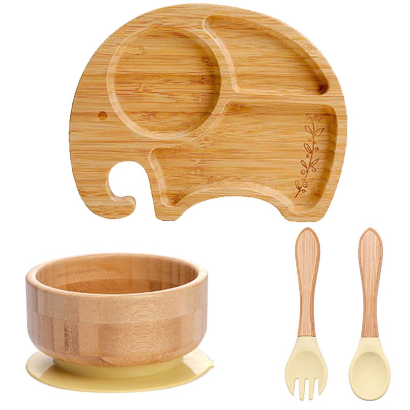 Children's Bamboo Tableware Set - Bamboo Bites